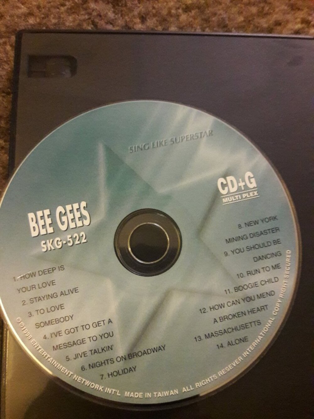 World Of Bee Gees - Bee Gees (CD+G, 1998, Superstar Karaoke)
